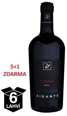 San Stefano: Víno Zigante, 0,75 l - KARTON (6 lahví)