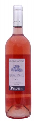 Cabernet D'Anjou: Víno Gerard Depardieu-Chateau de Tigne,  0,75 l