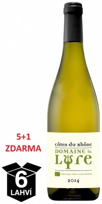 Cotes du Rhone Domaine De La Lyre Blanc: Víno Luis Max, 0,75 l - KARTON (6 lahví) 
