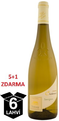 Sauvignon Touraine: Víno Domaine Charbonnier, 0,75 l - KARTON (6 lahví)
