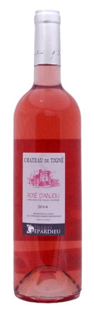 Rose d'Anjou: Víno Gerard Depardieu-Chateau de Tigne,  0,75 l
